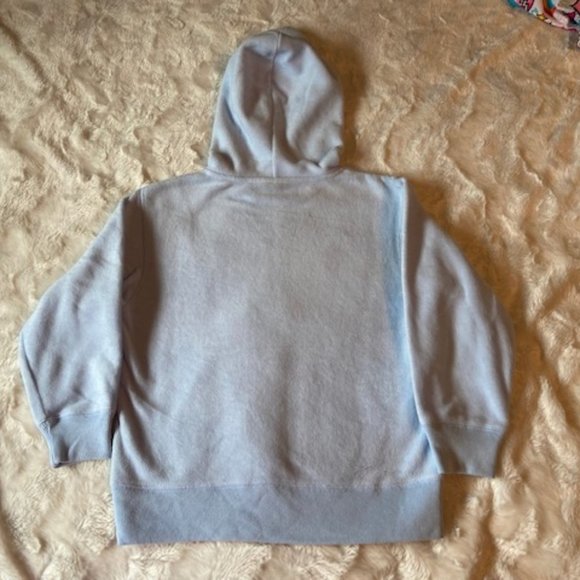 Gap Soft Plush Hoodie Baby Blue Child Size Small NWT - Picture 7 of 10